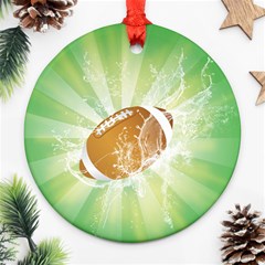 American Football  Ornament (round) 