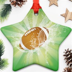 American Football  Ornament (star)  by FantasyWorld7