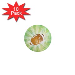 American Football  1  Mini Magnet (10 Pack) 