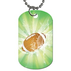 American Football  Dog Tag (two Sides)