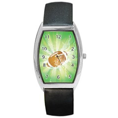 American Football  Barrel Metal Watches