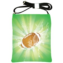 American Football  Shoulder Sling Bags by FantasyWorld7