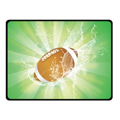 American Football  Double Sided Fleece Blanket (small) 