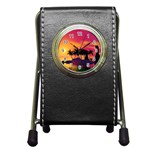 Wonderful Sunset Over The Island Pen Holder Desk Clocks Front