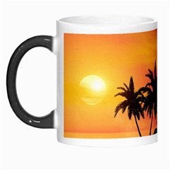 Wonderful Sunset Over The Island Morph Mugs