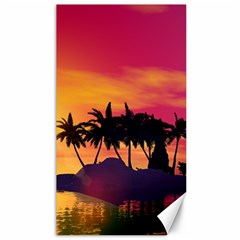 Wonderful Sunset Over The Island Canvas 40  X 72   by FantasyWorld7