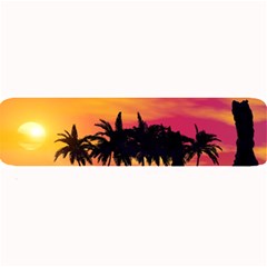 Wonderful Sunset Over The Island Large Bar Mats