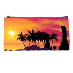 Wonderful Sunset Over The Island Pencil Cases by FantasyWorld7