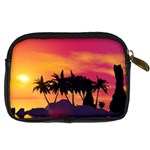 Wonderful Sunset Over The Island Digital Camera Cases Back