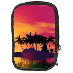 Wonderful Sunset Over The Island Compact Camera Cases