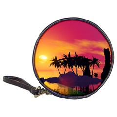 Wonderful Sunset Over The Island Classic 20-cd Wallets by FantasyWorld7