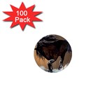 Beautiful Horse With Water Splash 1  Mini Magnets (100 pack)  Front