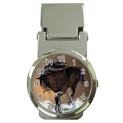 Beautiful Horse With Water Splash Money Clip Watches by FantasyWorld7