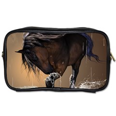 Beautiful Horse With Water Splash Toiletries Bags 2-side