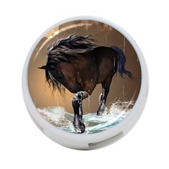 Beautiful Horse With Water Splash 4-port Usb Hub (one Side)