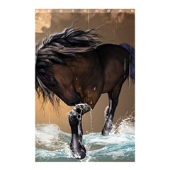 Beautiful Horse With Water Splash Shower Curtain 48  X 72  (small)  by FantasyWorld7