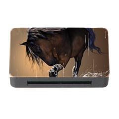 Beautiful Horse With Water Splash Memory Card Reader With Cf