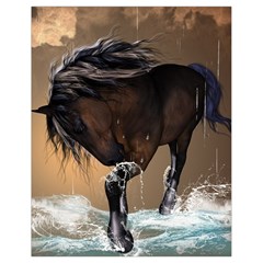 Beautiful Horse With Water Splash Drawstring Bag (small)