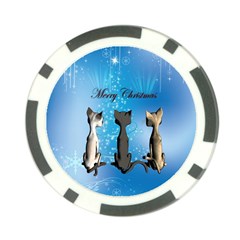 Merry Chrsitmas Poker Chip Card Guards