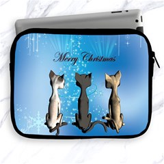 Merry Chrsitmas Apple Ipad 2/3/4 Zipper Cases