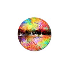 Colorful Tree Landscape Golf Ball Marker (10 Pack)