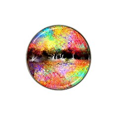 Colorful Tree Landscape Hat Clip Ball Marker