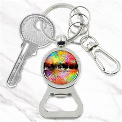 Colorful Tree Landscape Bottle Opener Key Chains