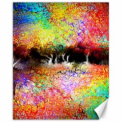 Colorful Tree Landscape Canvas 16  X 20  