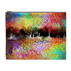 Colorful Tree Landscape Cosmetic Bag (xl) by digitaldivadesigns