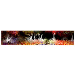 Colorful Tree Landscape Flano Scarf (small) 