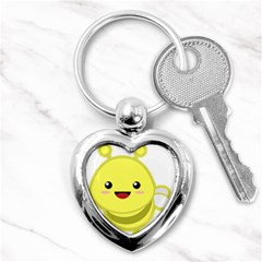 Kawaii Bee Key Chains (heart) 