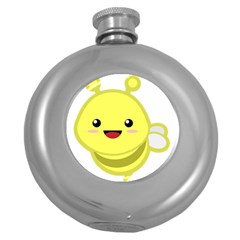 Kawaii Bee Round Hip Flask (5 Oz)