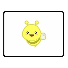 Kawaii Bee Fleece Blanket (small)