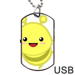 Kawaii Bee Dog Tag Usb Flash (one Side) by KawaiiKawaii