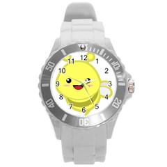 Kawaii Bee Round Plastic Sport Watch (l)