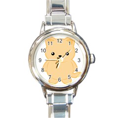 Kawaii Cat Round Italian Charm Watches by KawaiiKawaii