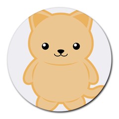 Kawaii Cat Round Mousepads by KawaiiKawaii