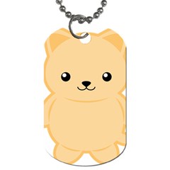 Kawaii Cat Dog Tag (two Sides)