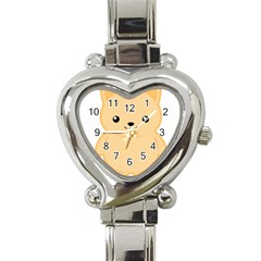 Kawaii Cat Heart Italian Charm Watch