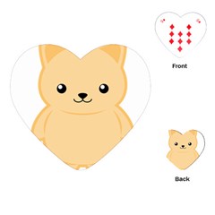 Kawaii Cat Playing Cards (heart) 