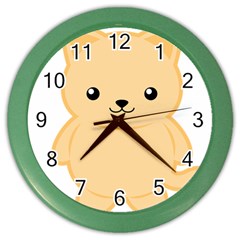 Kawaii Cat Color Wall Clocks