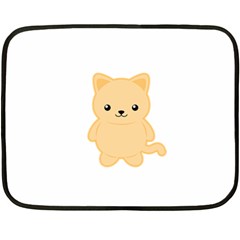 Kawaii Cat Double Sided Fleece Blanket (mini) 