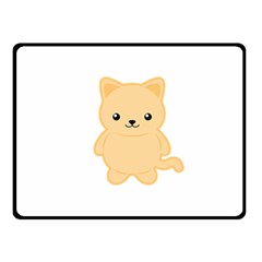 Kawaii Cat Fleece Blanket (small) by KawaiiKawaii