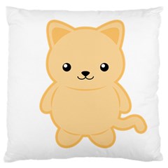 Kawaii Cat Large Cushion Cases (one Side) 