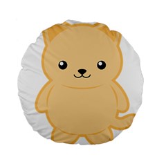 Kawaii Cat Standard 15  Premium Round Cushions