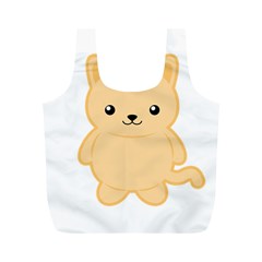 Kawaii Cat Full Print Recycle Bags (m)  by KawaiiKawaii