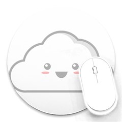 Kawaii Cloud Round Mousepads