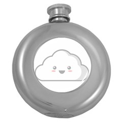 Kawaii Cloud Round Hip Flask (5 Oz) by KawaiiKawaii