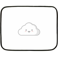 Kawaii Cloud Double Sided Fleece Blanket (mini) 