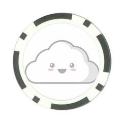 Kawaii Cloud Poker Chip Card Guards (10 Pack)  by KawaiiKawaii